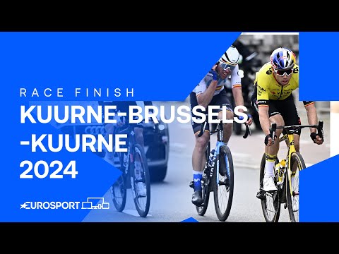 SPECTACULAR FINISH 💨 | Kuurne-Brussels-Kuurne 2024 Finish | Eurosport Cycling